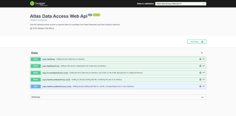 Atlas Data Access Web Api - FACILEDEV